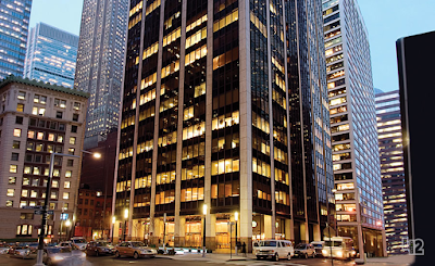 100 Wall Street offices near the New York Stock Exchange